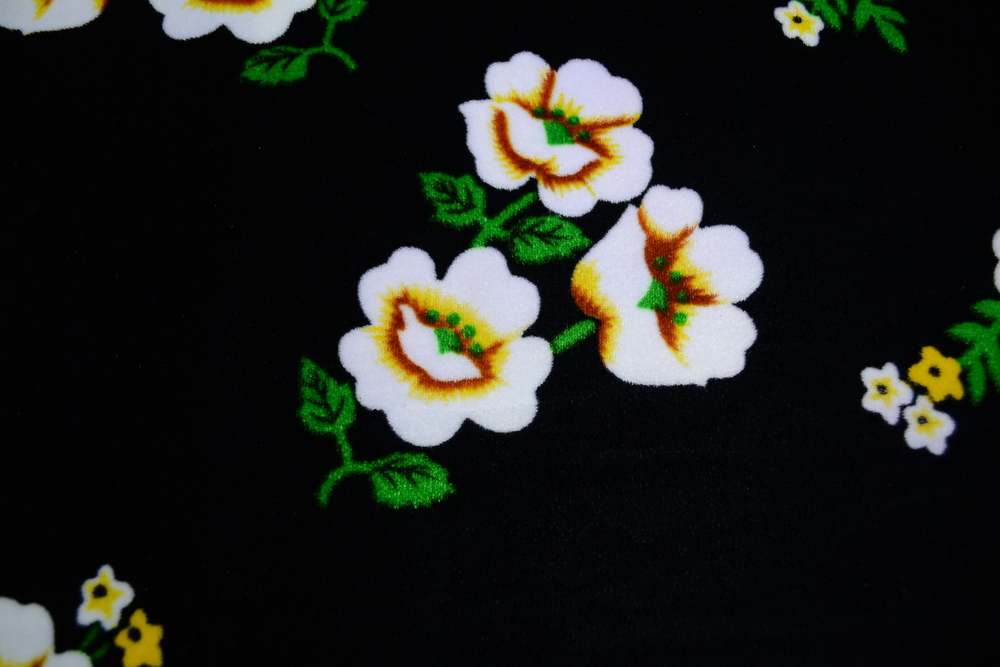Velvet fabric sample 4