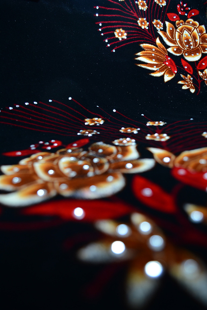 Velvet fabric sample 3