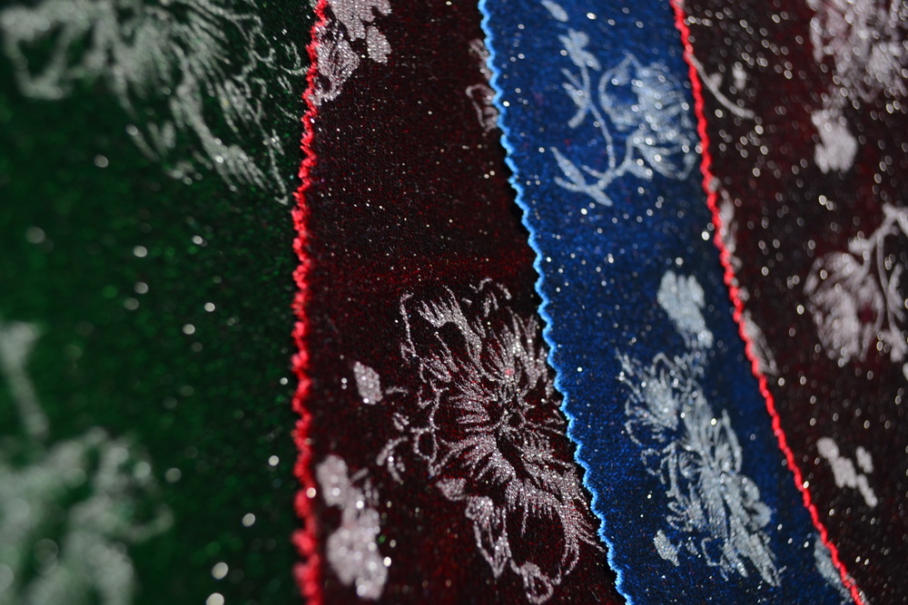 Velvet fabric sample 2